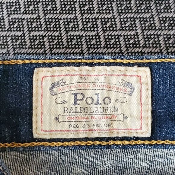 Polo Ralph Lauren Tompkins Skinny Fit Womens Size 30 Blue Denim Jeans 32x29 - Picture 5 of 14